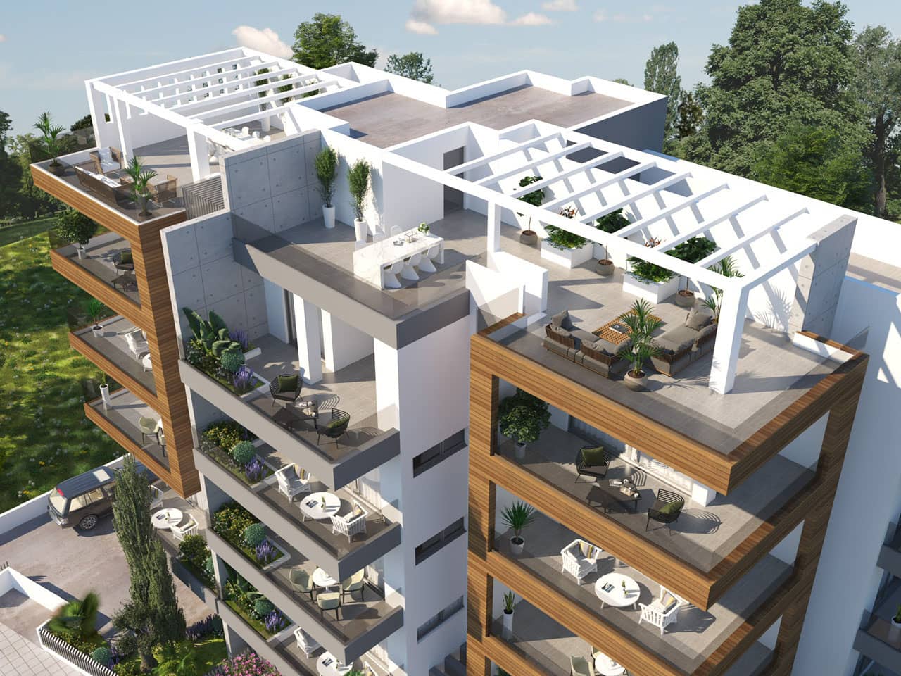 3 Bedroom Penthouse in Kreontos & Karpenisiou