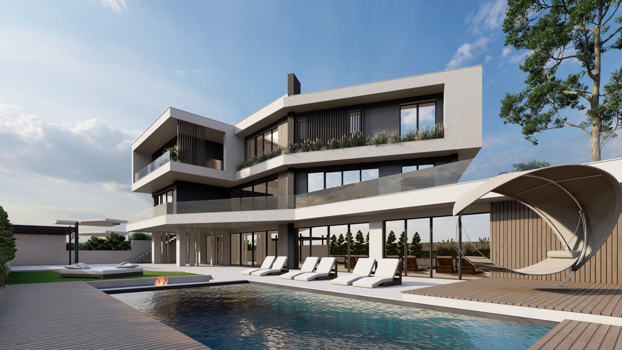 5 Bedroom Villa in Ayios Athanasios
