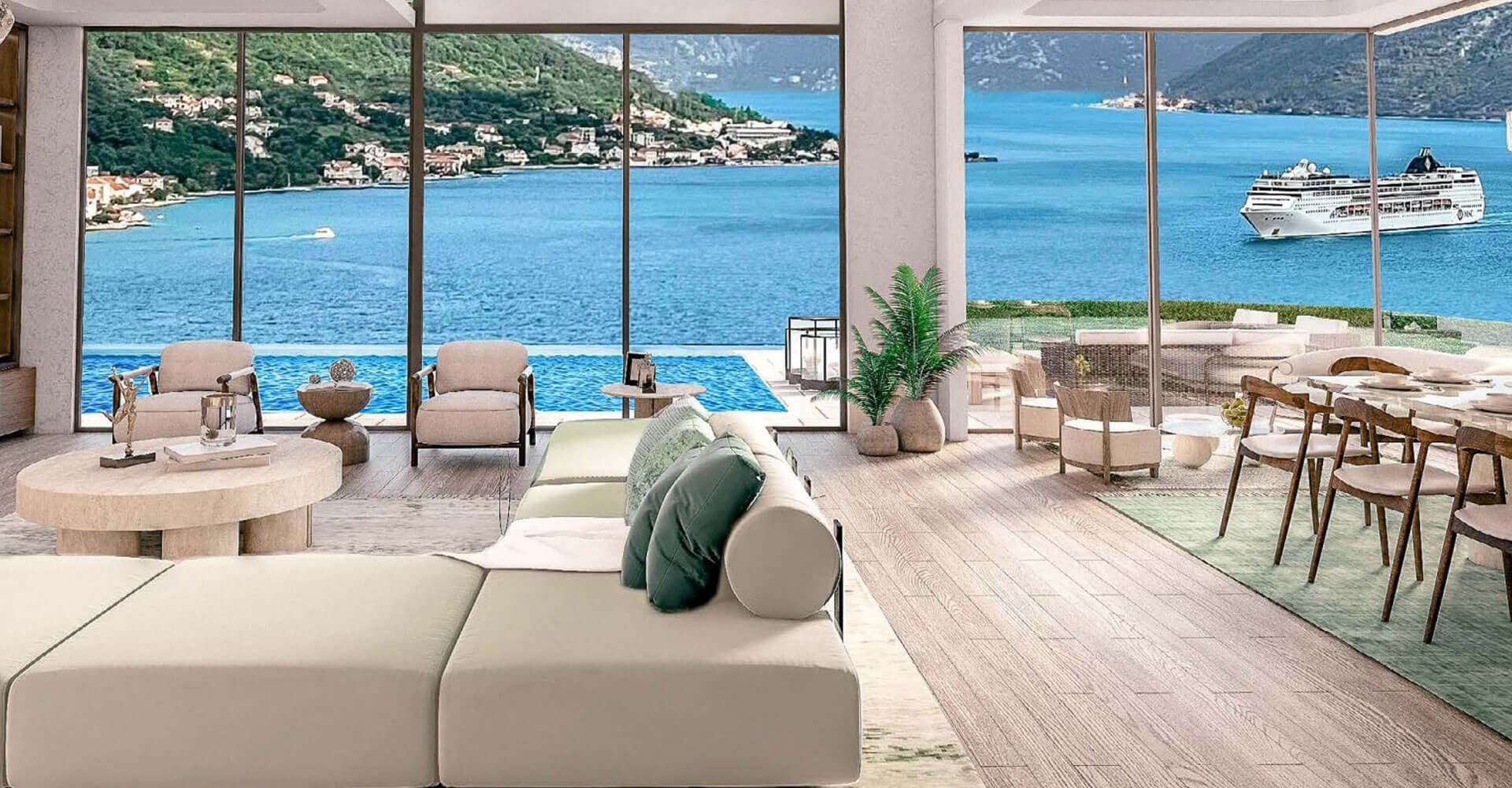 5 Bedroom Villas in Dobrota