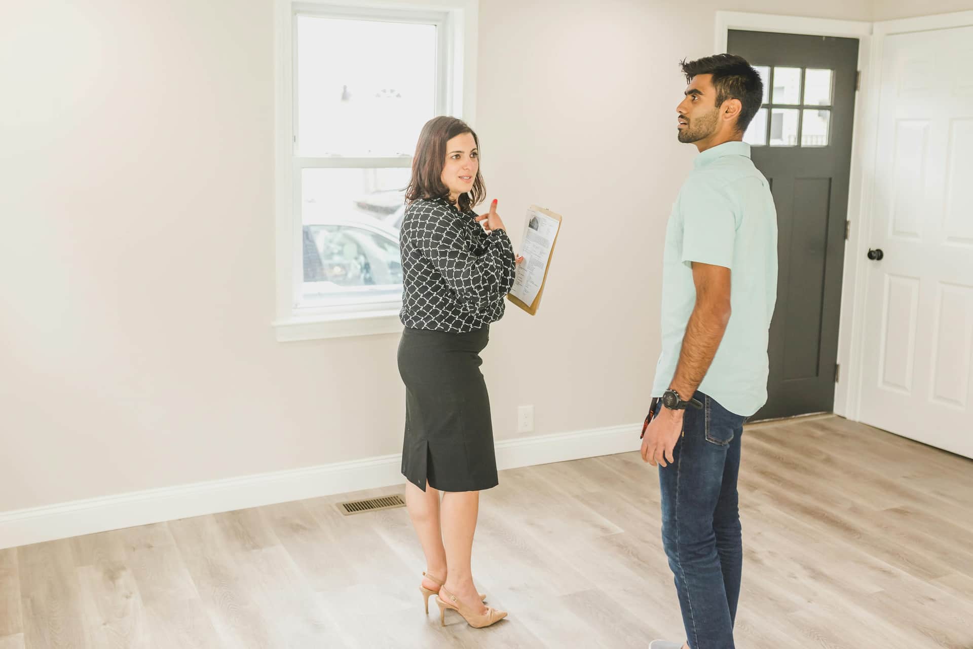 Checklist for an open house.
