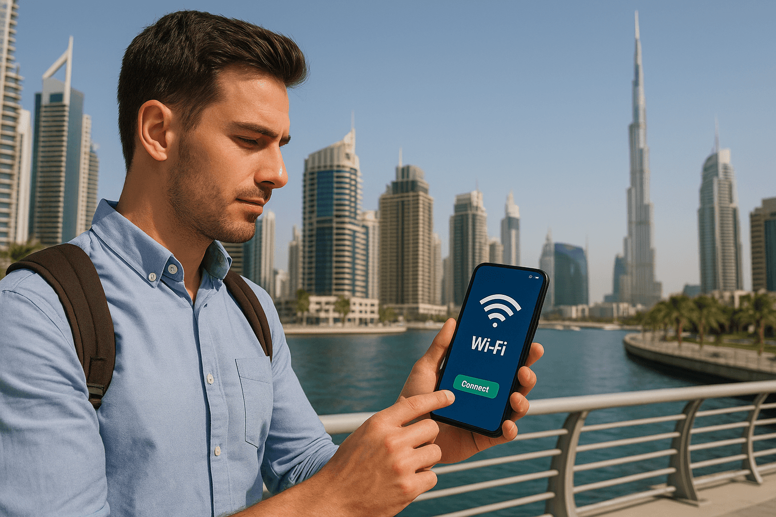 Getting connected to WiFi in Dubai
