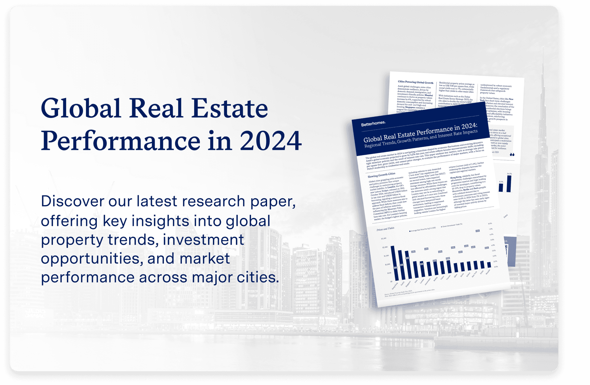 Global real estate performance in 2024