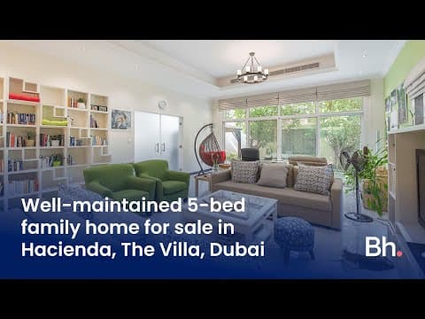 Custom-built 5-bed home for sale in Hacienda, The Villa, Dubai