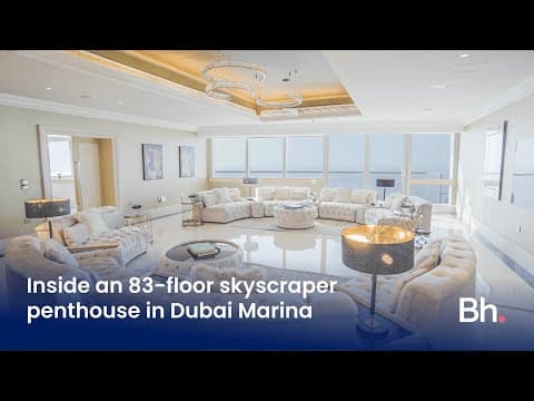 Inside an 83-floor skyscraper penthouse in Dubai Marina | Betterhomes