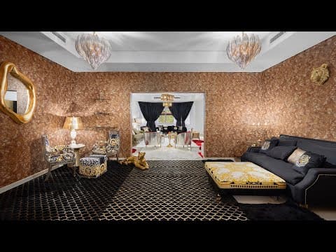 Immaculately refurbished 6 bedroom villa with gold view for sale in Jumeirah Golf Estates.