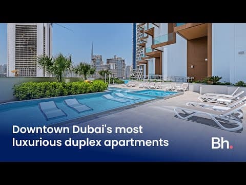 Move into one of Downtown Dubai's most luxurious duplex apartments