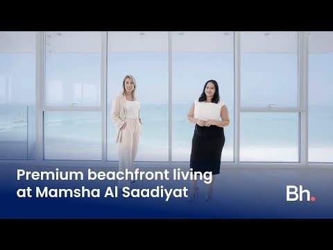 Premium beachfront living at Mamsha Al Saadiyat