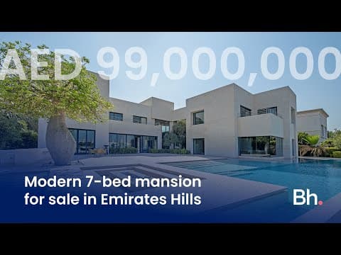 Tour this 99 Million mansion in Emirates Hills, Dubai | Betterhomes