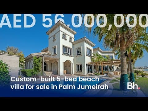 Inside a five-bed, custom-built beach villa in The Palm, Dubai | Betterhomes