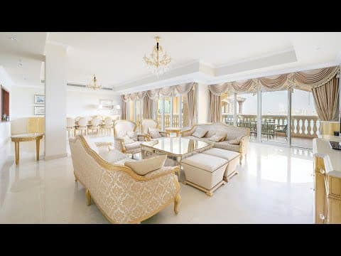 Five-star 4 bedroom luxury duplex in Kempinski Palm Residence for sale at Palm Jumeirah.