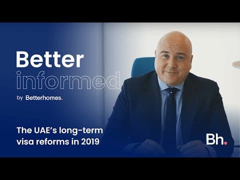 The UAE's latest long-term visa reforms in 2019