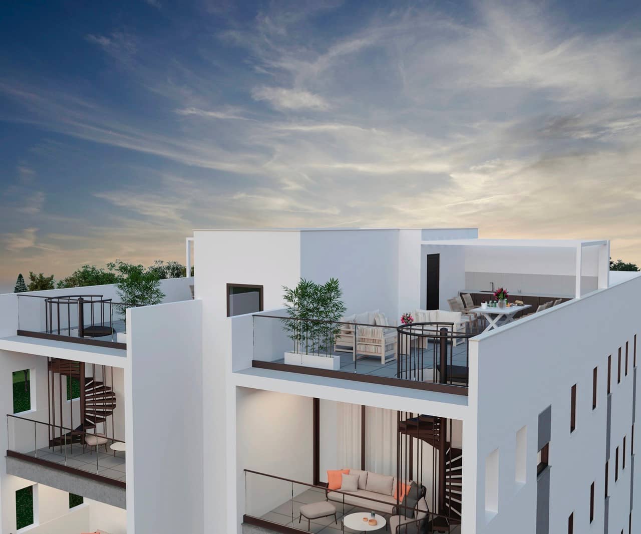 2 Bedroom Penthouse in Aiantos