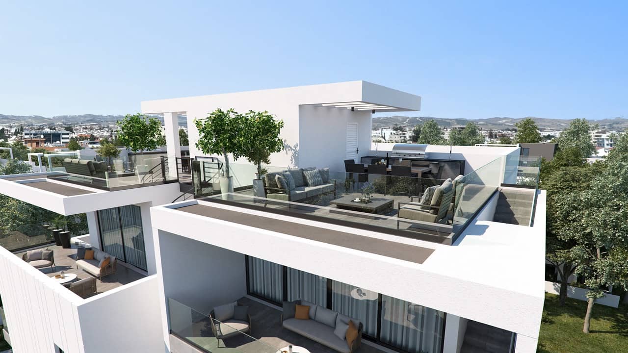 2 Bedroom Penthouse in Riga Fereou