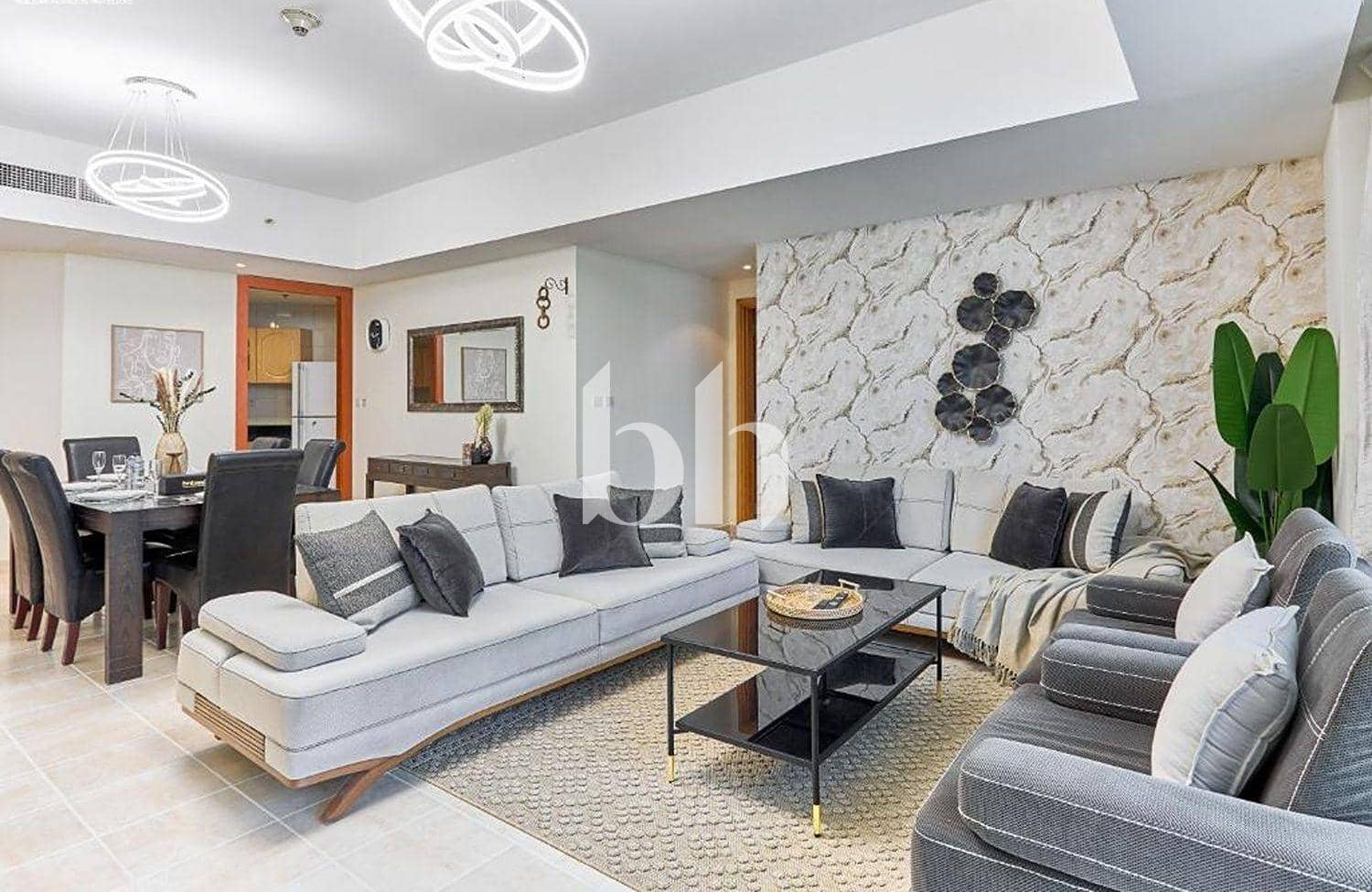3 Bedroom Apartment in The Waves Tower B - photo 2