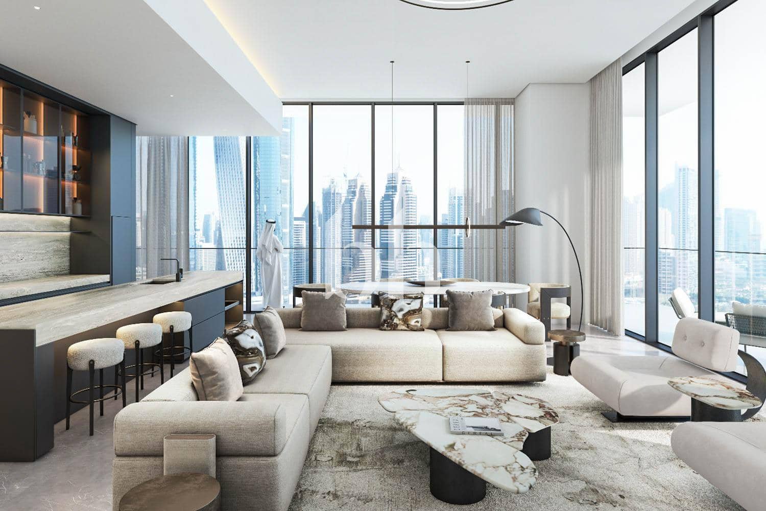 3 Bedroom Apartment in W Residences Dubai Harbour - photo 2
