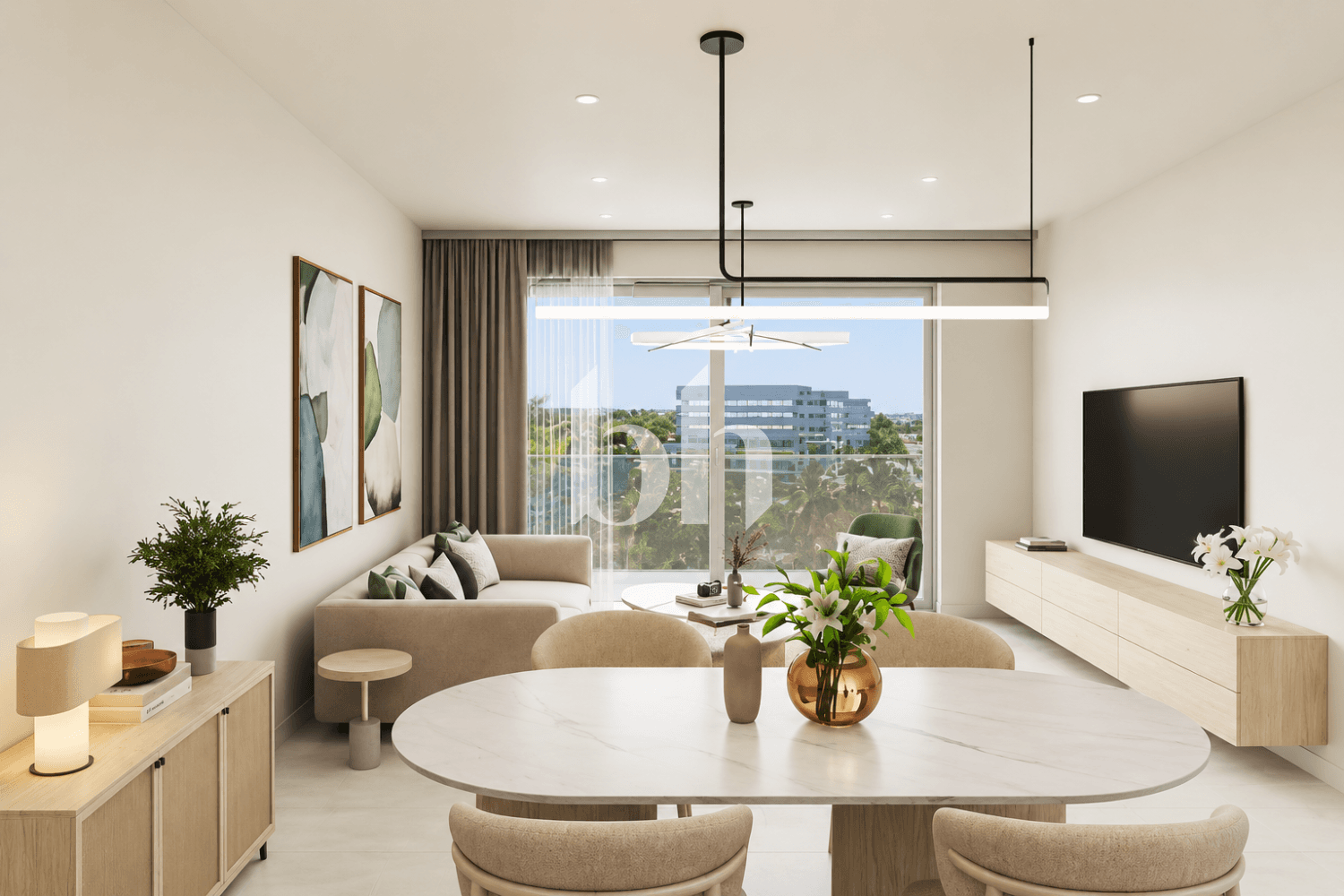 1 Bedroom Apartment in Yas Riva Residences - photo 2