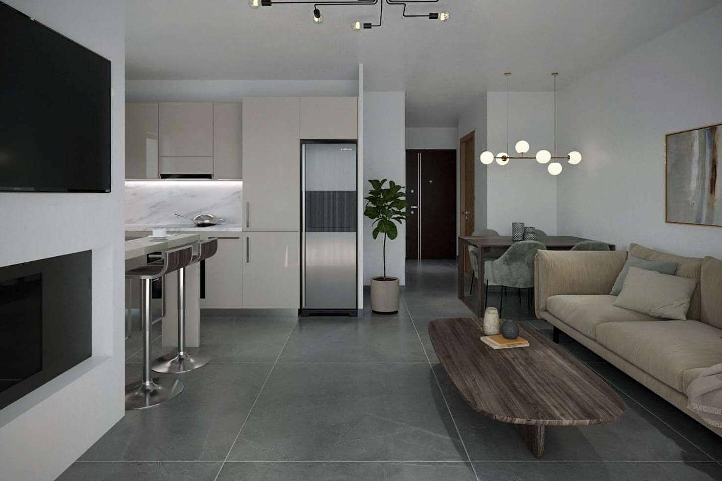 3 Bedroom Apartment in Center - photo 2