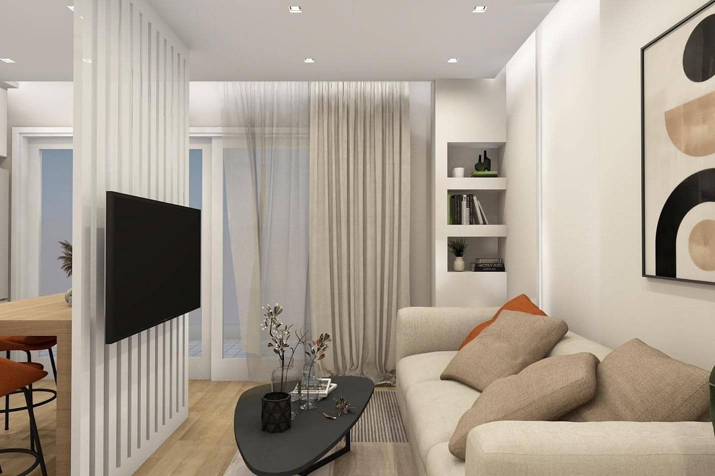 1 Bedroom Apartment in Center - photo 1